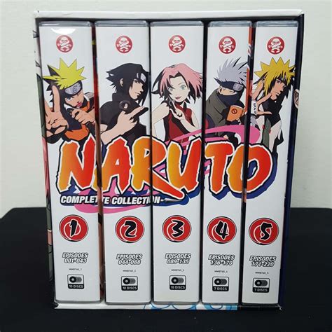 Naruto Shippuden: Anime Series Complete DVD Box Sets 1 .